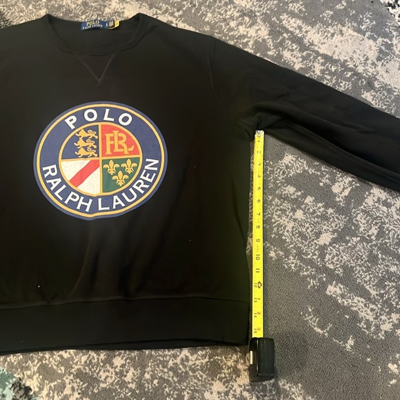 Ralph Lauren black crewneck sweater (custom) - Picture 6 of 9